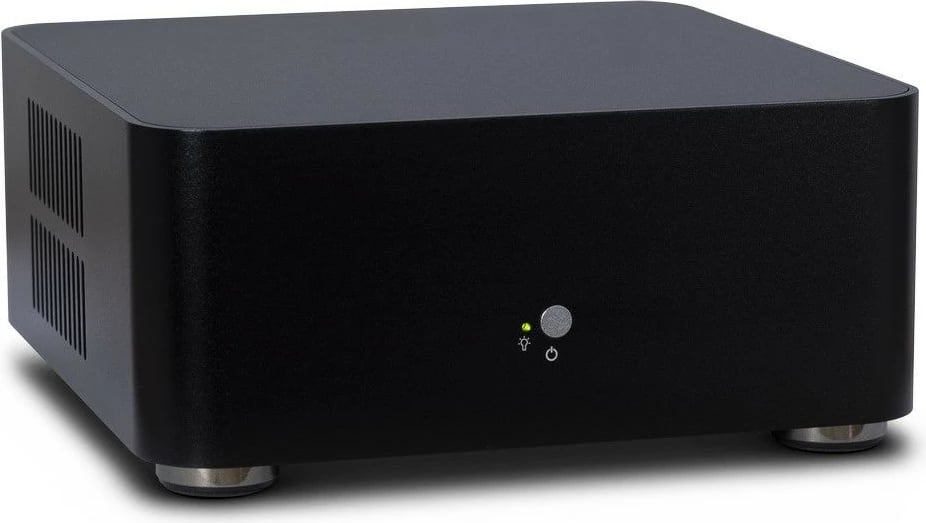 Kasë Inter-Tech A80, ITX, Small Form Factor, alumini, e zezë