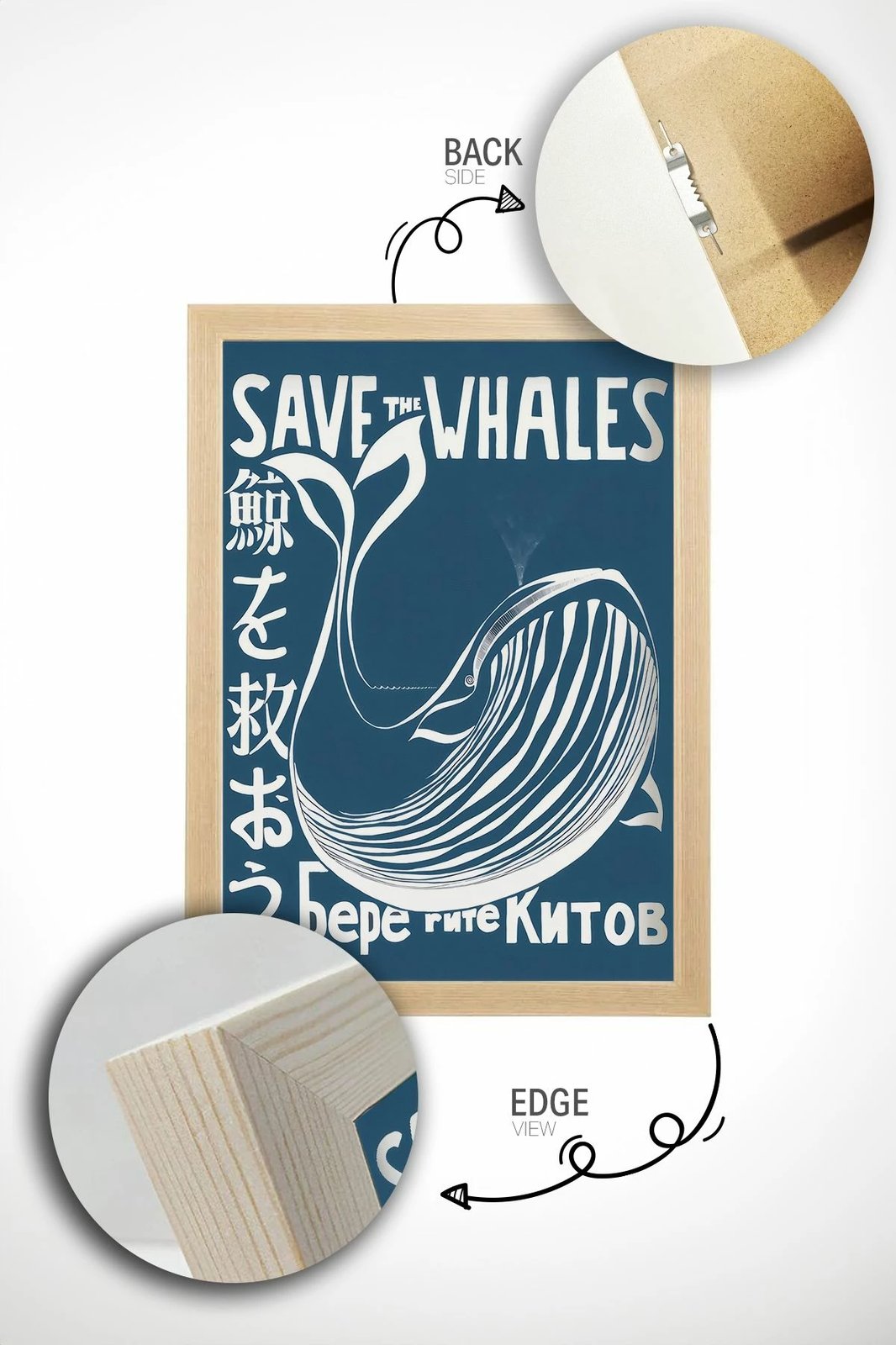 Pikturë dekorative me kornizë Wallity, Lmnmdl30, shumëngjyrëshe, 33x48cm