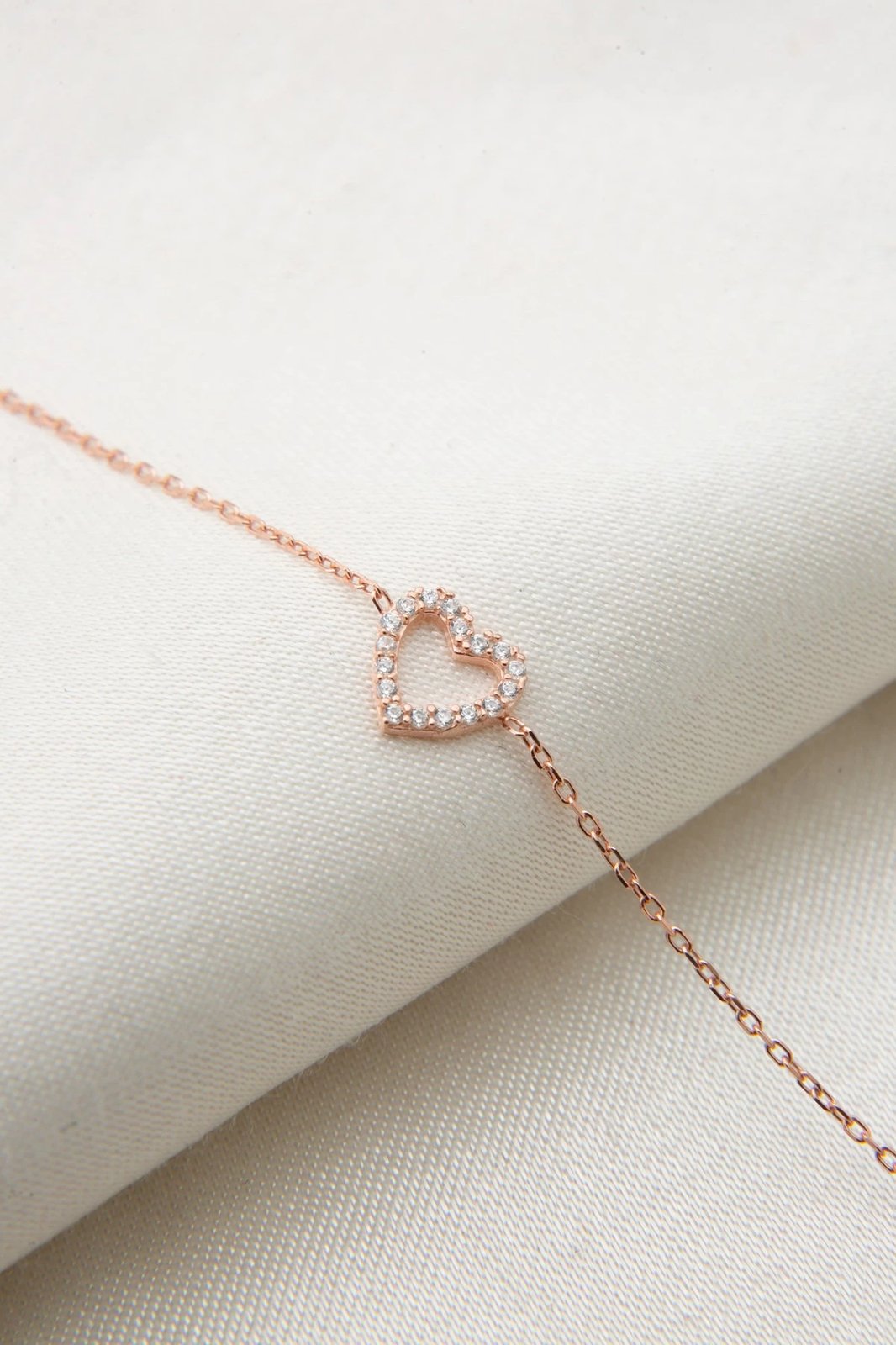 Byzylyk argjendi Elika Silver, ngjyrë rozë e artë, ELKSLVR7445R