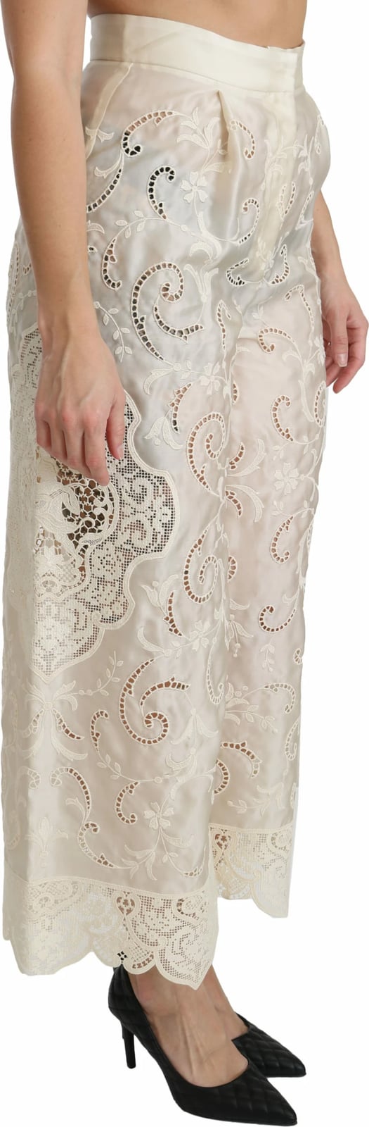 Pantallona për femra Dolce & Gabbana, bezhë