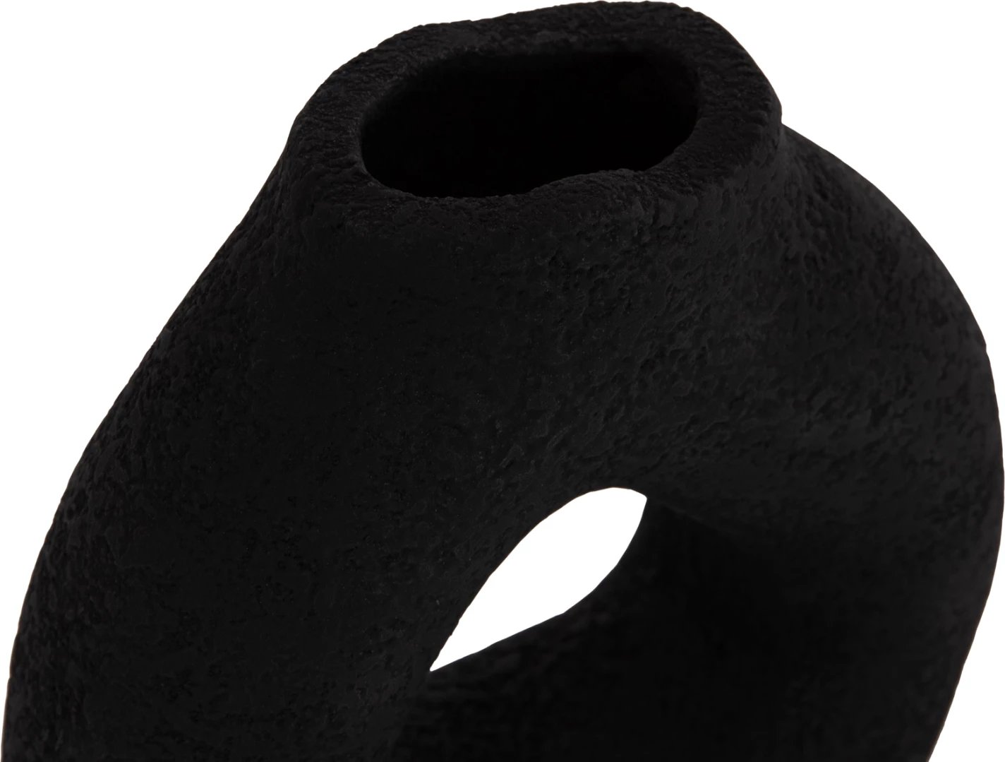 Vazo dekorative tavoline DECANT, terrakotë e zezë, FH4667.01S, 17.5x6.5x17cm