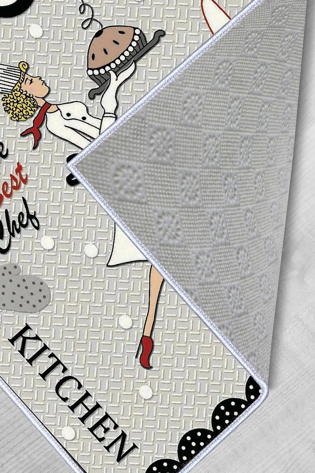 Qilim kuzhine, shumëngjyrësh, 60x100cm, Wookece256