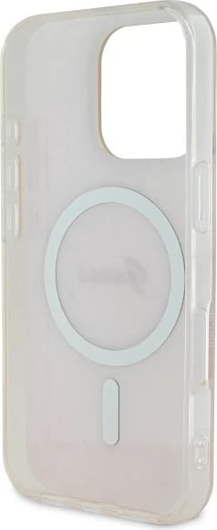 Mbështjellës Guess IML 4G MagSafe për iPhone 16 Pro Max, Rozë