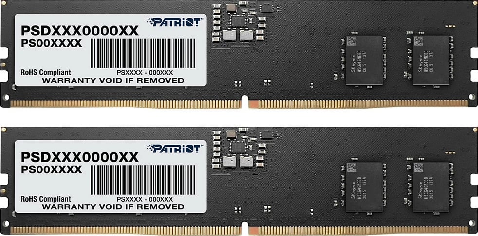RAM Memorje Patriot Signature Line 16GB DDR5 4800MHz DIMM e zezë