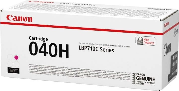 Toner Canon 040H (0457C001/0457C002) kapacitet i lartë ~10,000 faqe, për i-SENSYS LBP710C Series, magenta