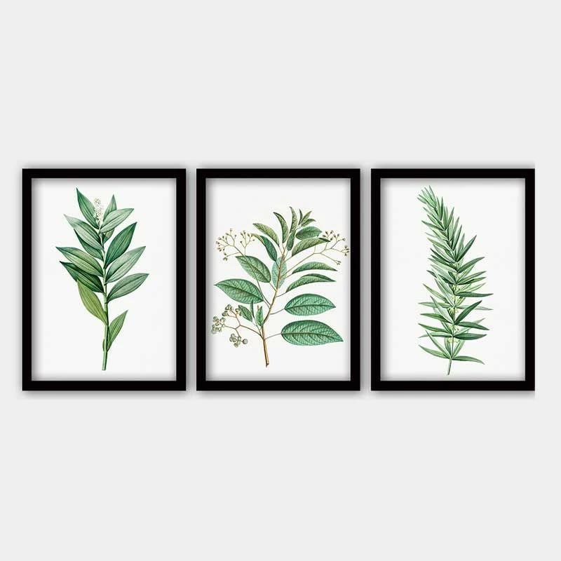 Pikturë dekorative me kornizë (3 copë), Wallity, 3SC_501923_3545