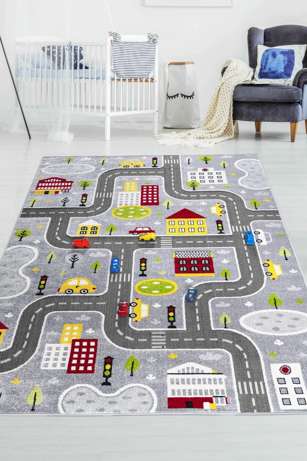 Qilim (160x230) Conceptum Hypnose, gri me trafik