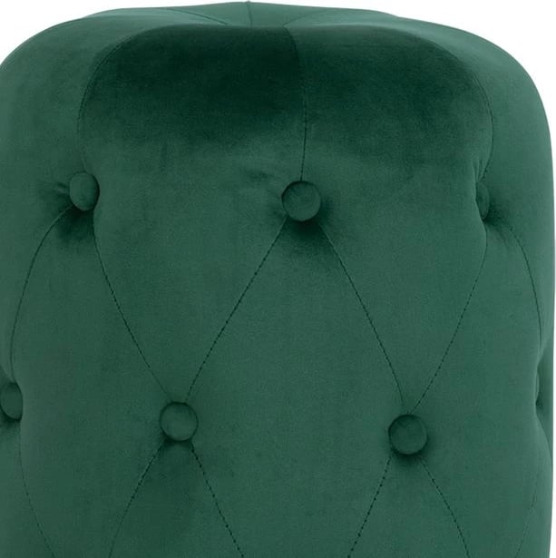 Karrige për bar kadife Torrie FH8405.03 ngjyrë cypress me bazë ari 37x46cm