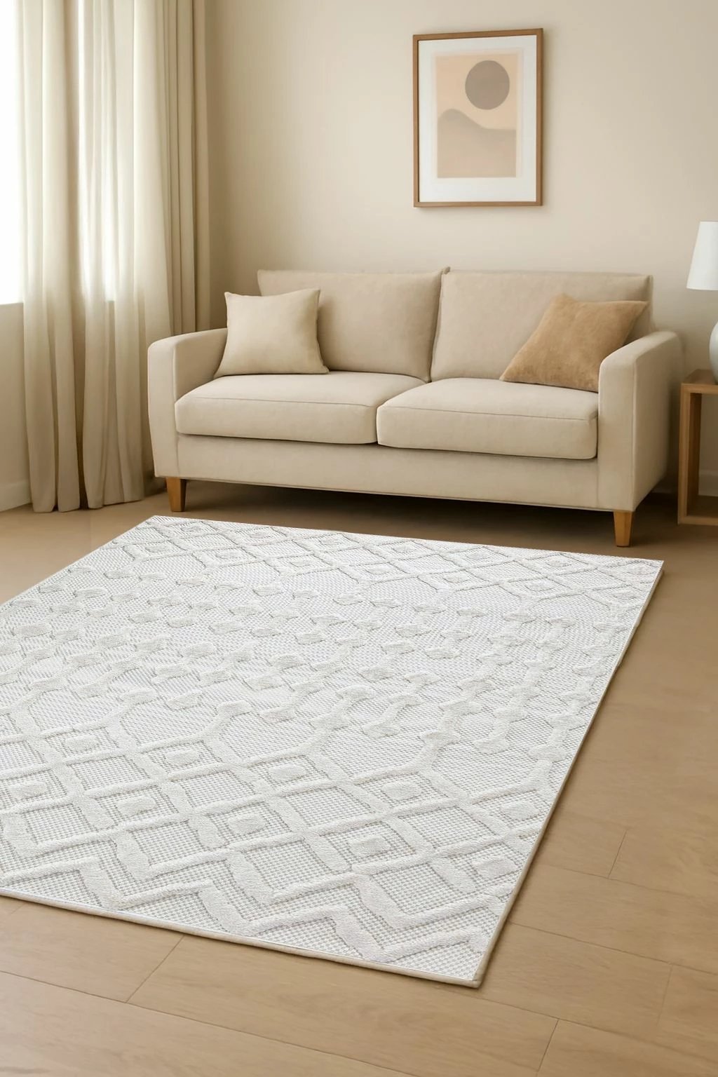 Qilim për korridor, i bardhë, Conceptum Hypnose, 80x150cm, 58388A