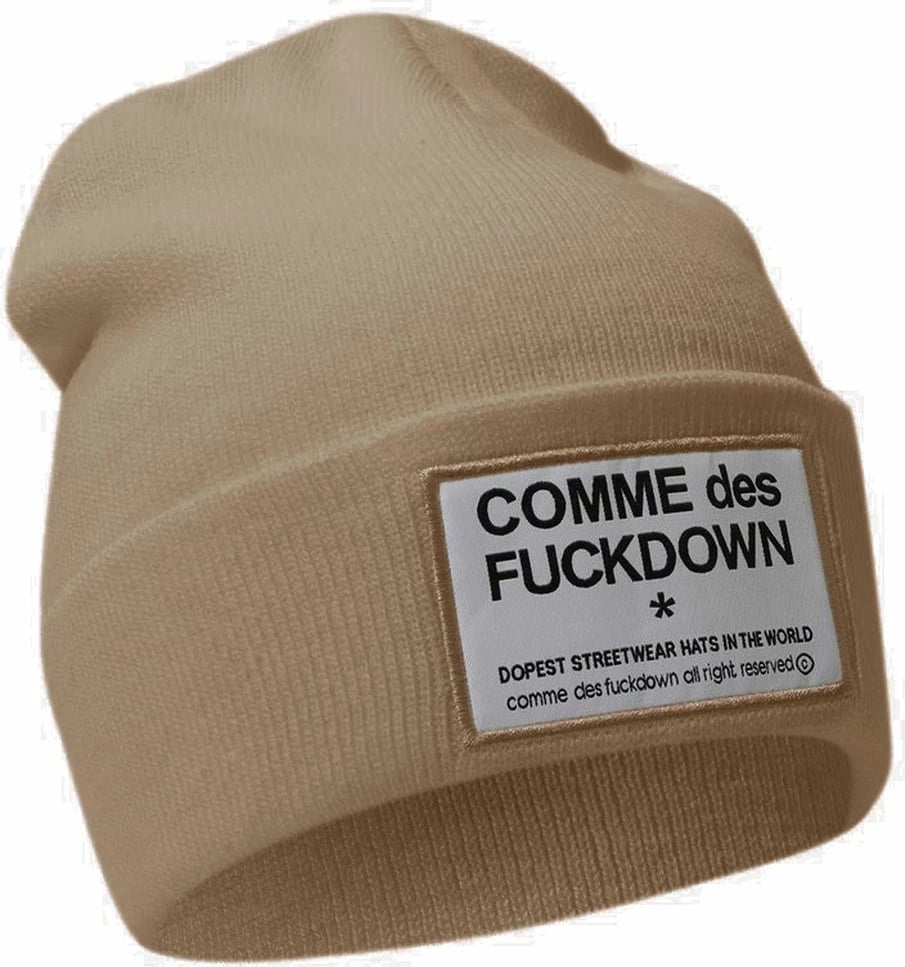 Kapelë Comme Des Fuckdown për meshkuj, kafe