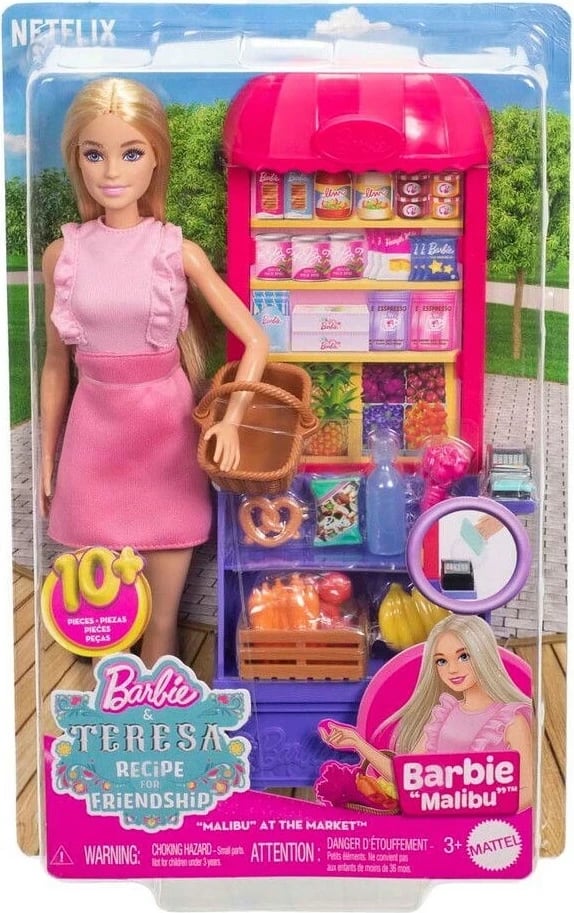 Kukull Barbie MATTEL 560481, set me aksesorë, shumëngjyrëshe