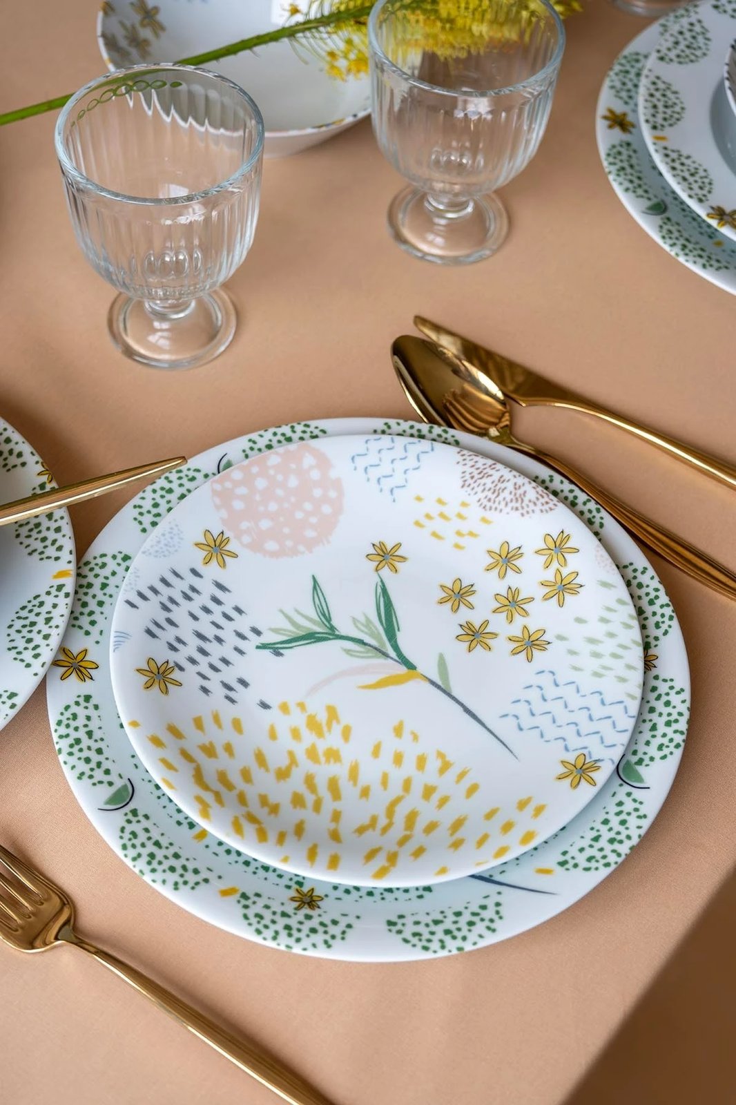 Set enësh për drekë (24 copë), Hermia Concept, NNZG24Y2885700