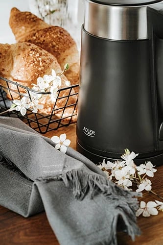 Zierëse uji elektrike, Adler AD 1372, 0.6L 800W, e zezë