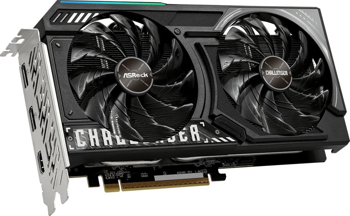 Kartelë grafike ASRock RX 9060 XT Challenger OC 16GB GDDR6 e zezë