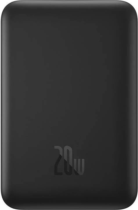 Power bank Baseus Magnetic Mini 10000 mAh, karikim wireless, e zezë