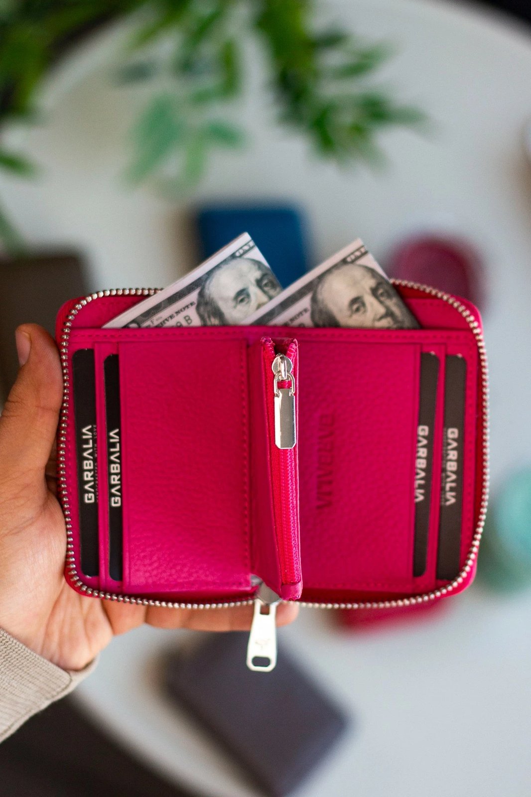Portofol unisex Zoozie Bags, ngjyrë fuchsia, Sydney
