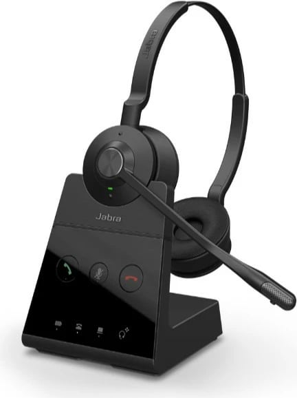 Kufje Jabra Engage 65 SE, Stereo, me mikrofon, pa tela, e zezë