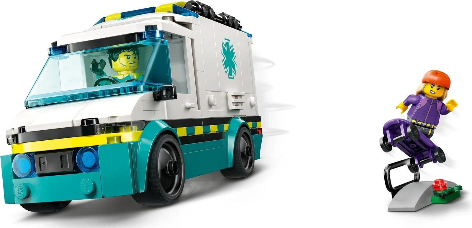 Set LEGO City 60451 Ambulancë, 184 pjesë