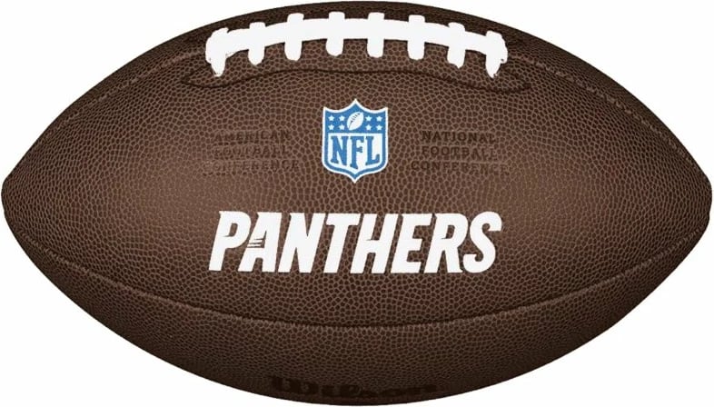 Top për futboll amerikan Wilson, modeli NFL Team Logo Carolina Panthers
