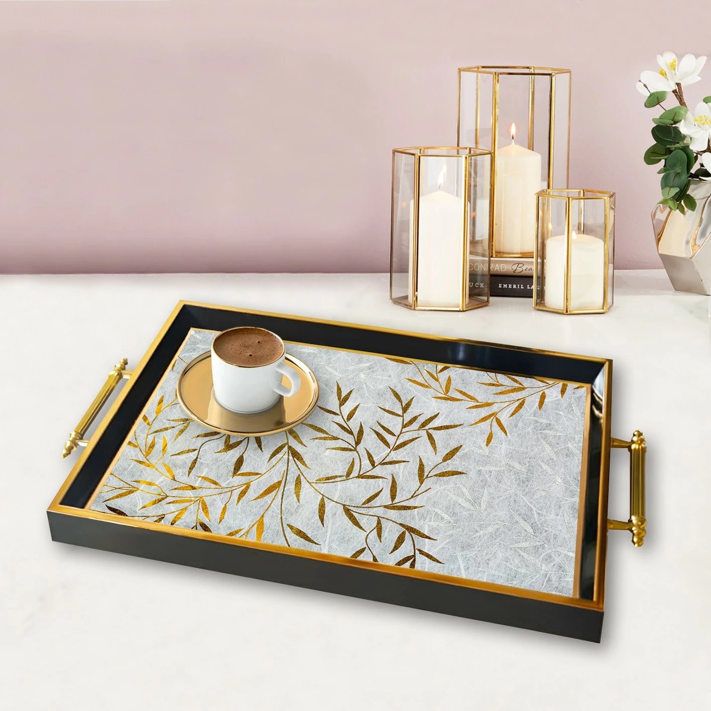 Tabaka qelqi Aberto Design TPA9866, 50 x 29 x 3.5 cm Tabaka qelqi Aberto Design TPA9866, 50 x 29 x 3.5 cm