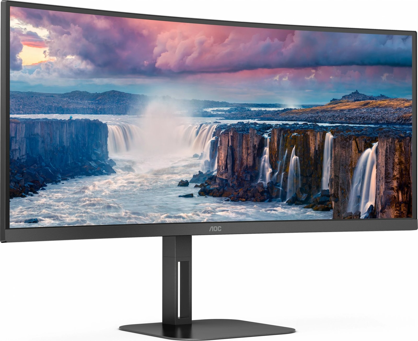 Monitor AOC V5 CU34V5C/BK, 34", 3440 x 1440, LED, i zi
