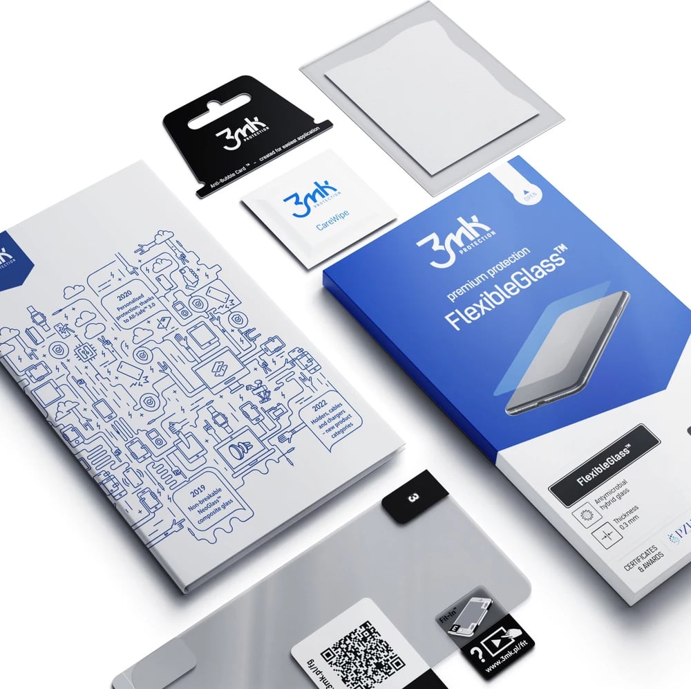 Mbrojtës ekrani 3mk FlexibleGlass për Xiaomi Redmi Note 12 5G / Poco X5 5G, Transparent