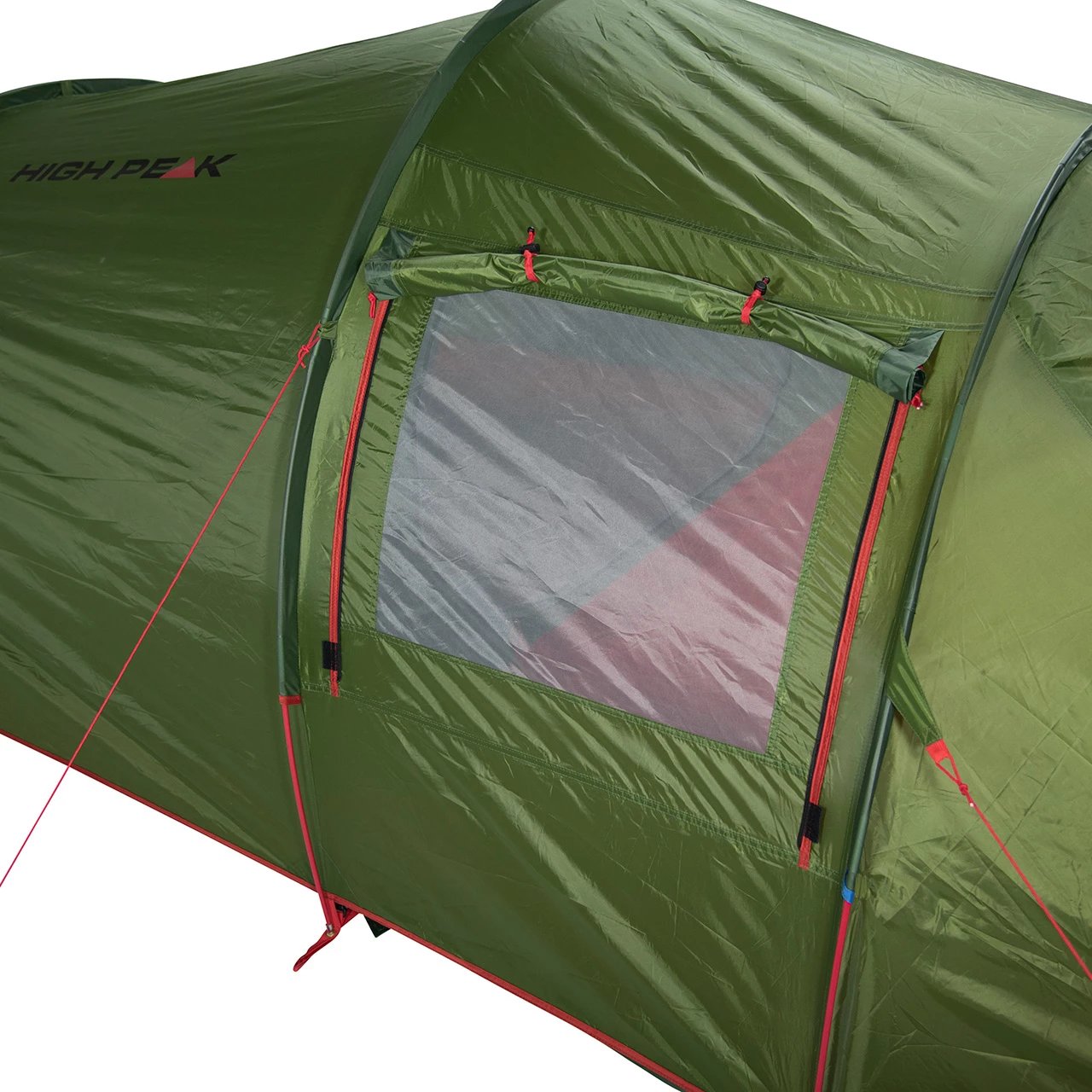 Tendë High Peak për 4 persona, olive-green-red