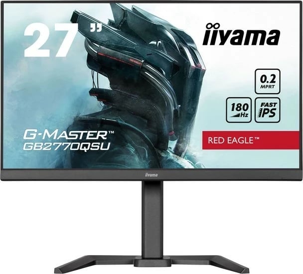 Monitor iiyama G-Master GB2770QSU-B6, 27'', Fast IPS, 180Hz, i zi