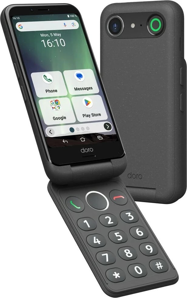 Celular Doro Aurora A20, stacion karikimi wireless, graphit