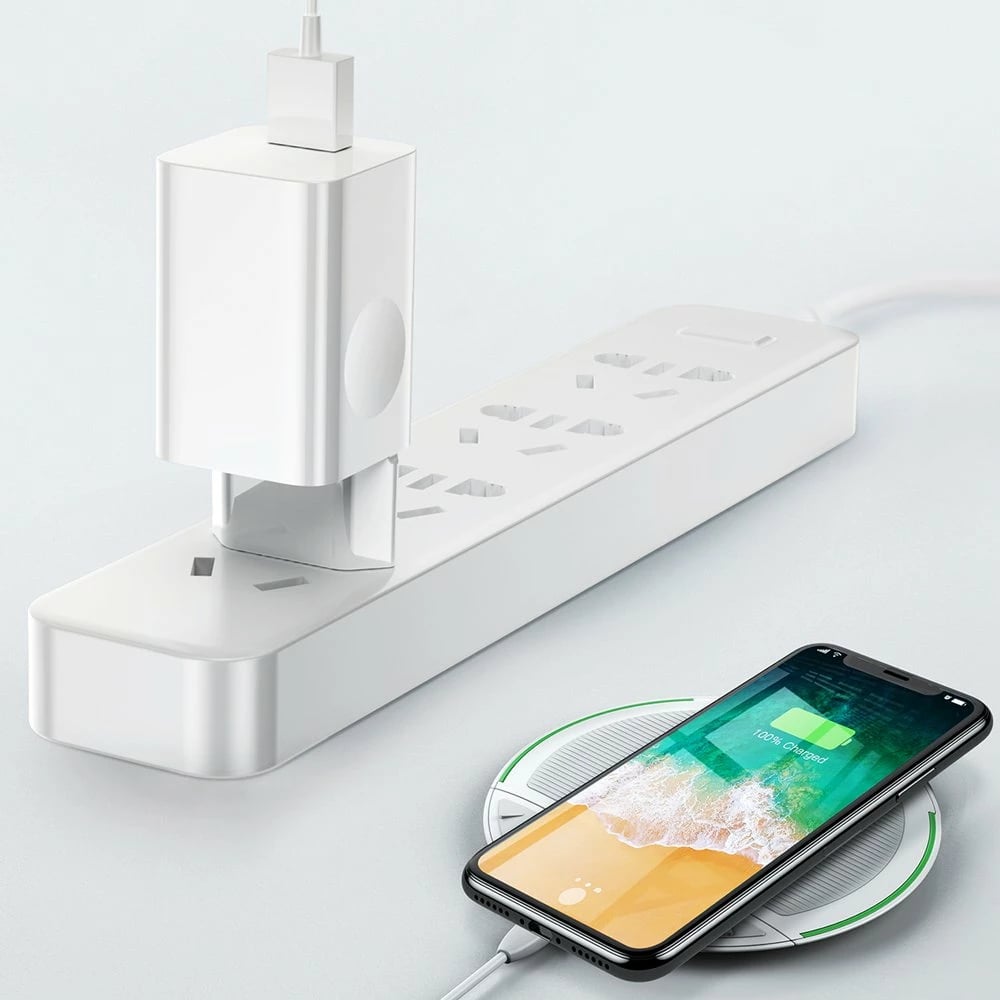 Karikues rrjeti Baseus CCALL-BX02, USB-A, 24W, QC 3.0, Bardhë