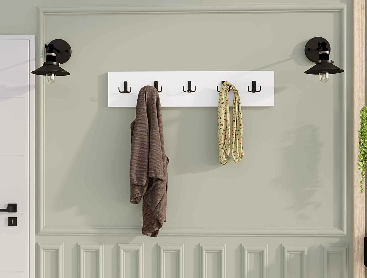 Varëse muri pesëshe, ngjyrë e bardhë, Hanah Home