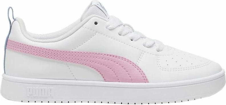 Atlete për fëmijë Puma, të bardha dhe rozë