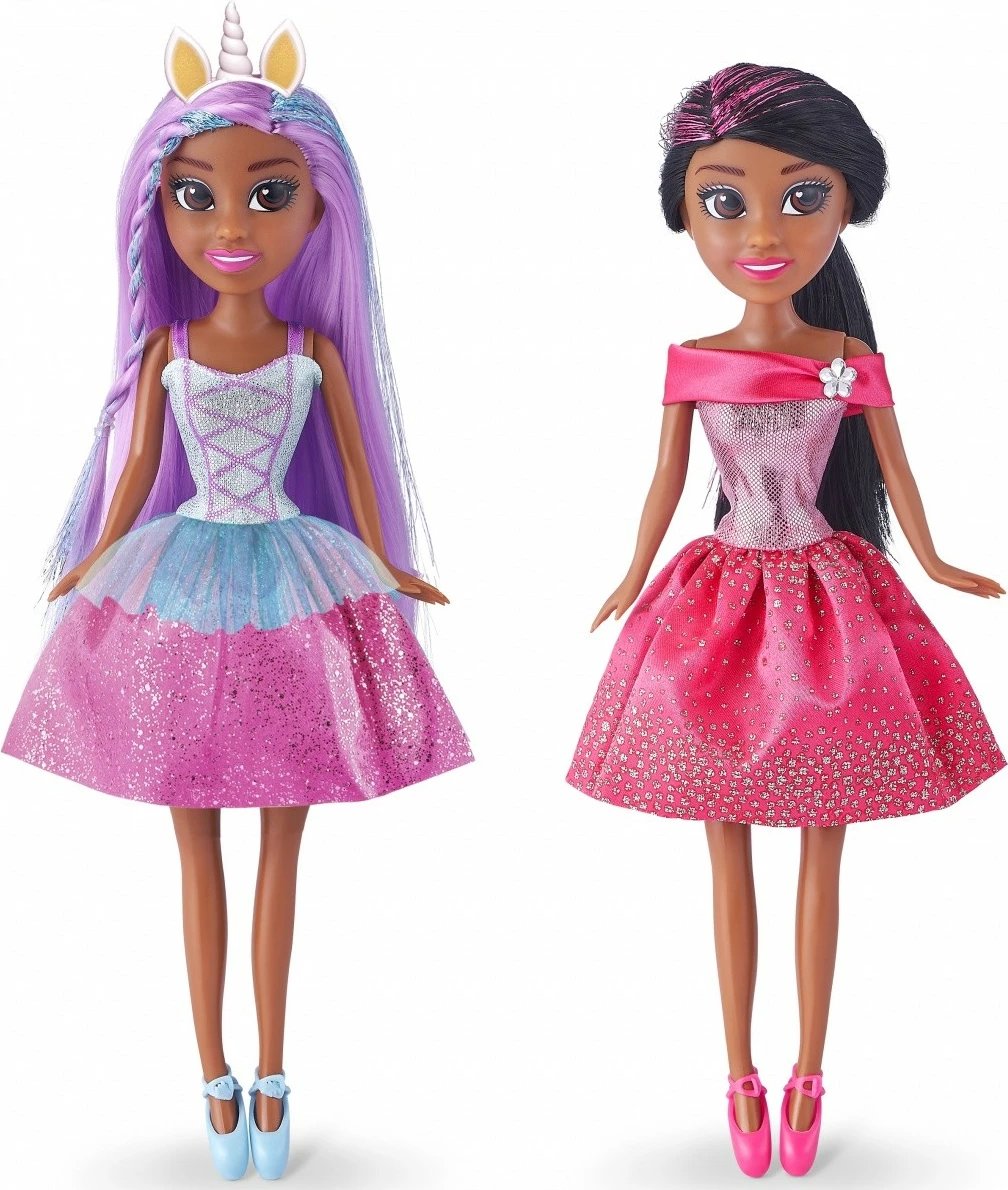 Kukull Sparkle Girlz ZURU, 10.5 inç, set 12 copë, princeshë dhe unikorn, për vajza