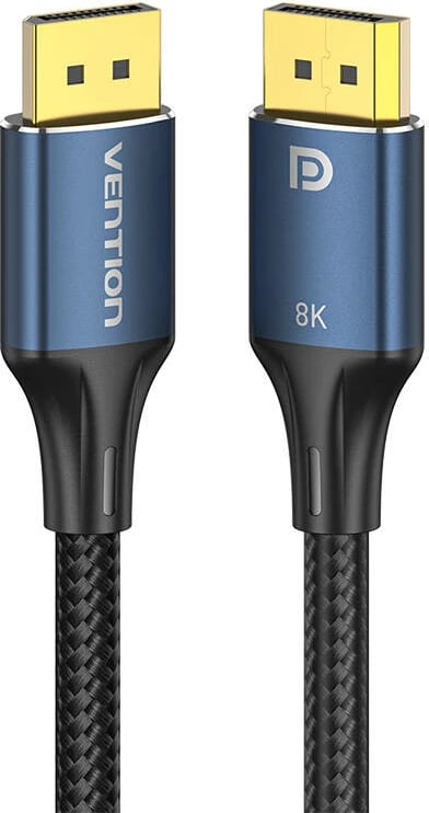 Kabllo DisplayPort Vention HCELH, 2m, 8K 60Hz/4K 120Hz, Kaltër