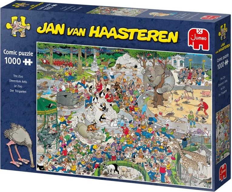 Puzzle, Jumbo, Jan van Haasteren The Zoo, 1000 pjesë, 01491