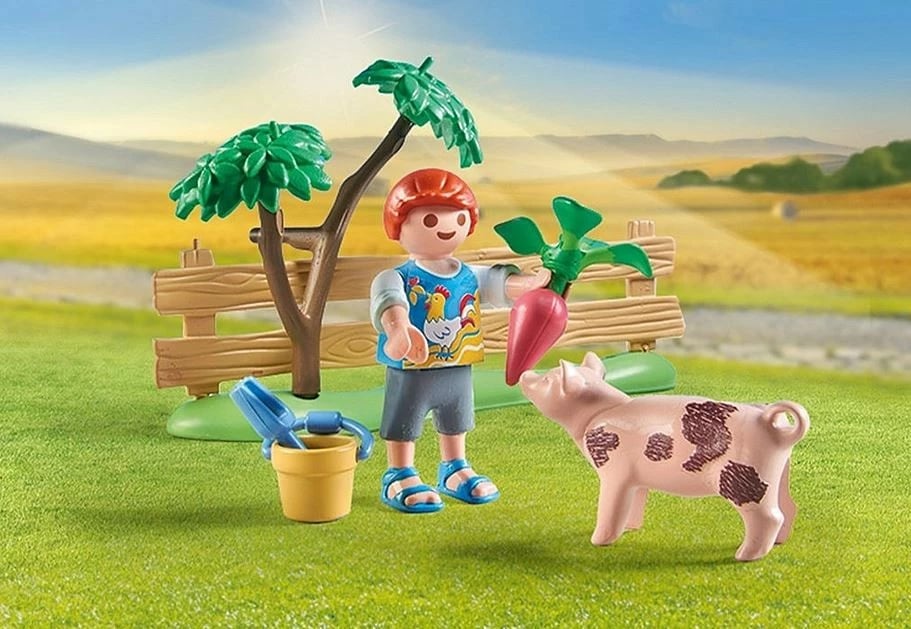 Set figurina Playmobil Country 71443 Kopshti i perimeve te gjyshi, 69 pjesë