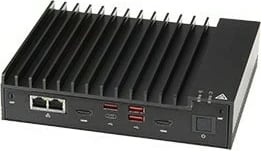 Server barebone Super Micro CSE-E101-03 + X12STN-H-WOHS, Intel Core i7, 64GB max RAM, fanless, e zezë