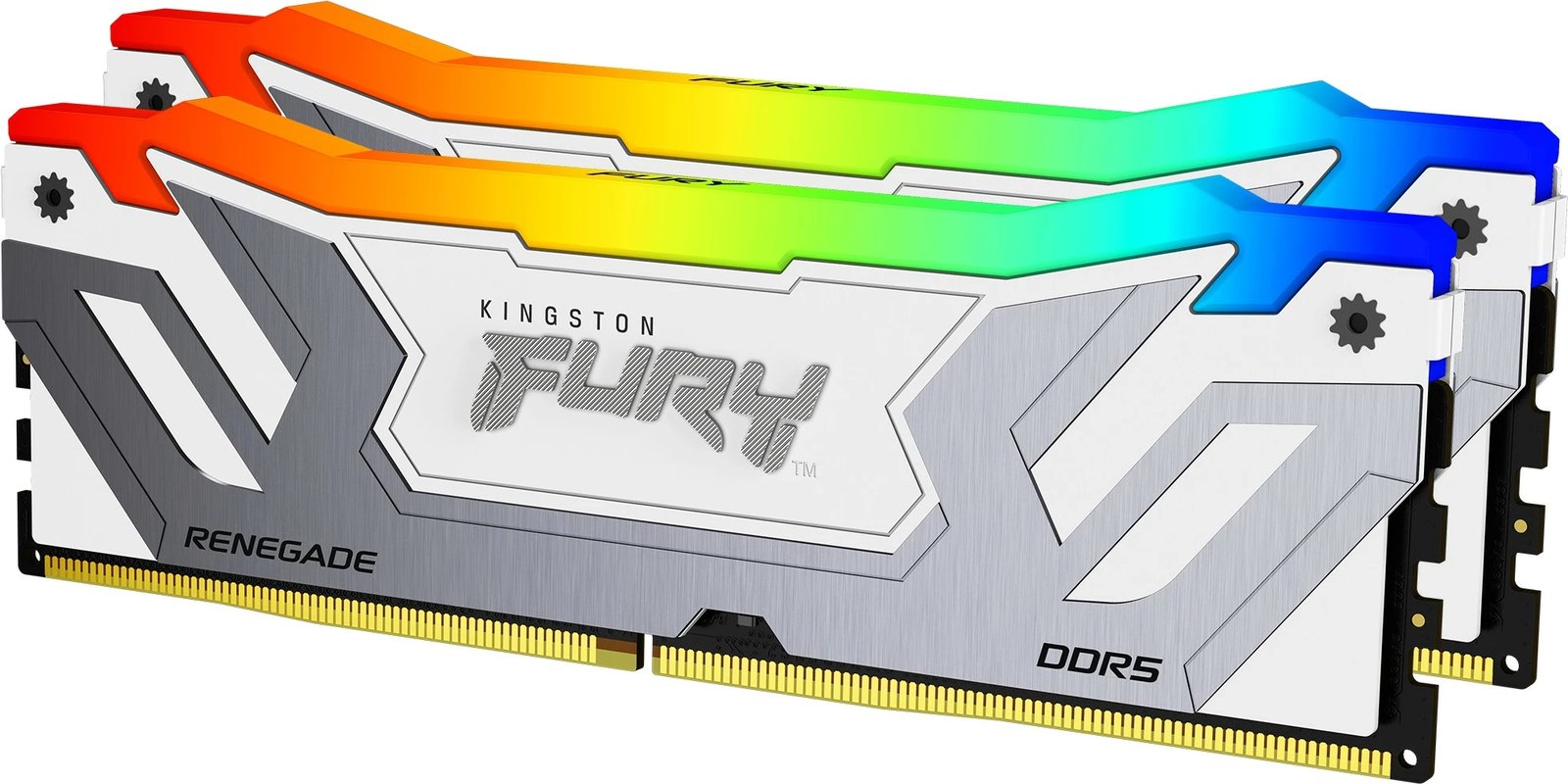 RAM Memorje Kingston FURY Renegade RGB 48GB DDR5 8400MT/s CL40 kit i bardhë