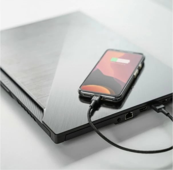 Kabllo Green Cell GC PowerStream USB-A në Lightning, 200 cm, e zezë