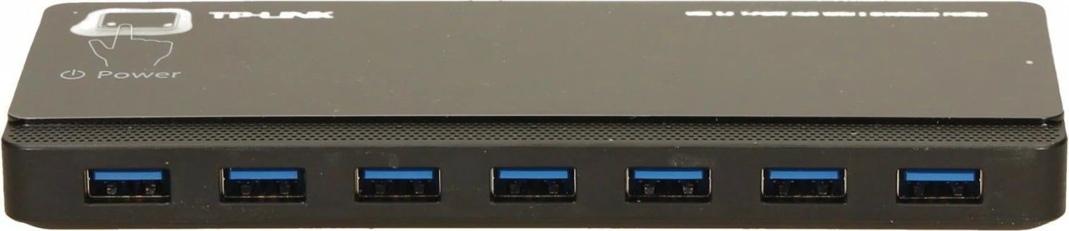 USB hub TP-LINK UH720, 7 porta USB 3.0 + 2 porta karikimi, i zi
