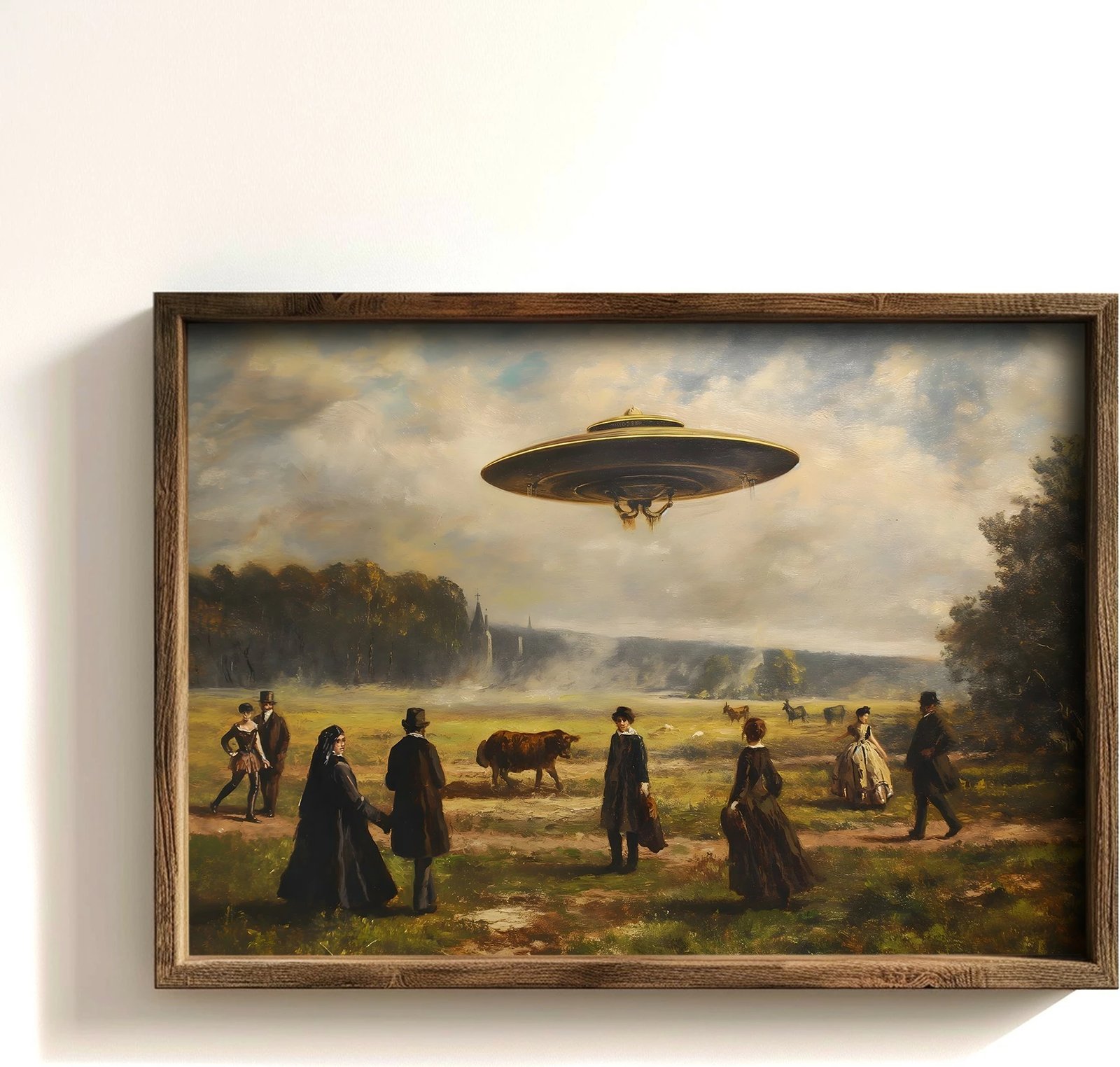 Pikturë dekorative me kornizë MDF, Wallity, GE194-L