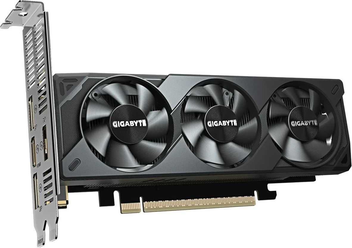 Kartelë grafike Gigabyte GeForce RTX 5060 OC Low Profile 8G, 8 GB GDDR7, PCI-E 5.0, E zezë