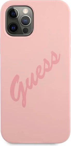 Mbështjellës Guess GUHCP12LLSVSPI për iPhone 12 Pro Max 6.7", rozë Mbështjellës Guess GUHCP12LLSVSPI për iPhone 12 Pro Max 6.7", rozë