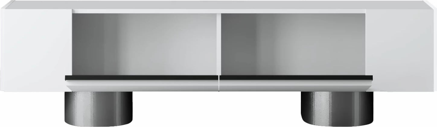 Komodë TV Hanah Home, Bohem, e bardhë dhe argjendtë