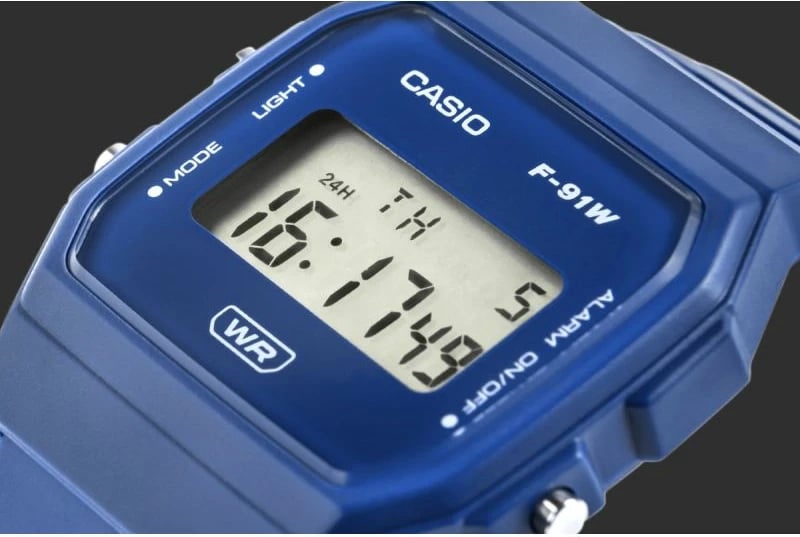 Orë dore unisex Casio, blu