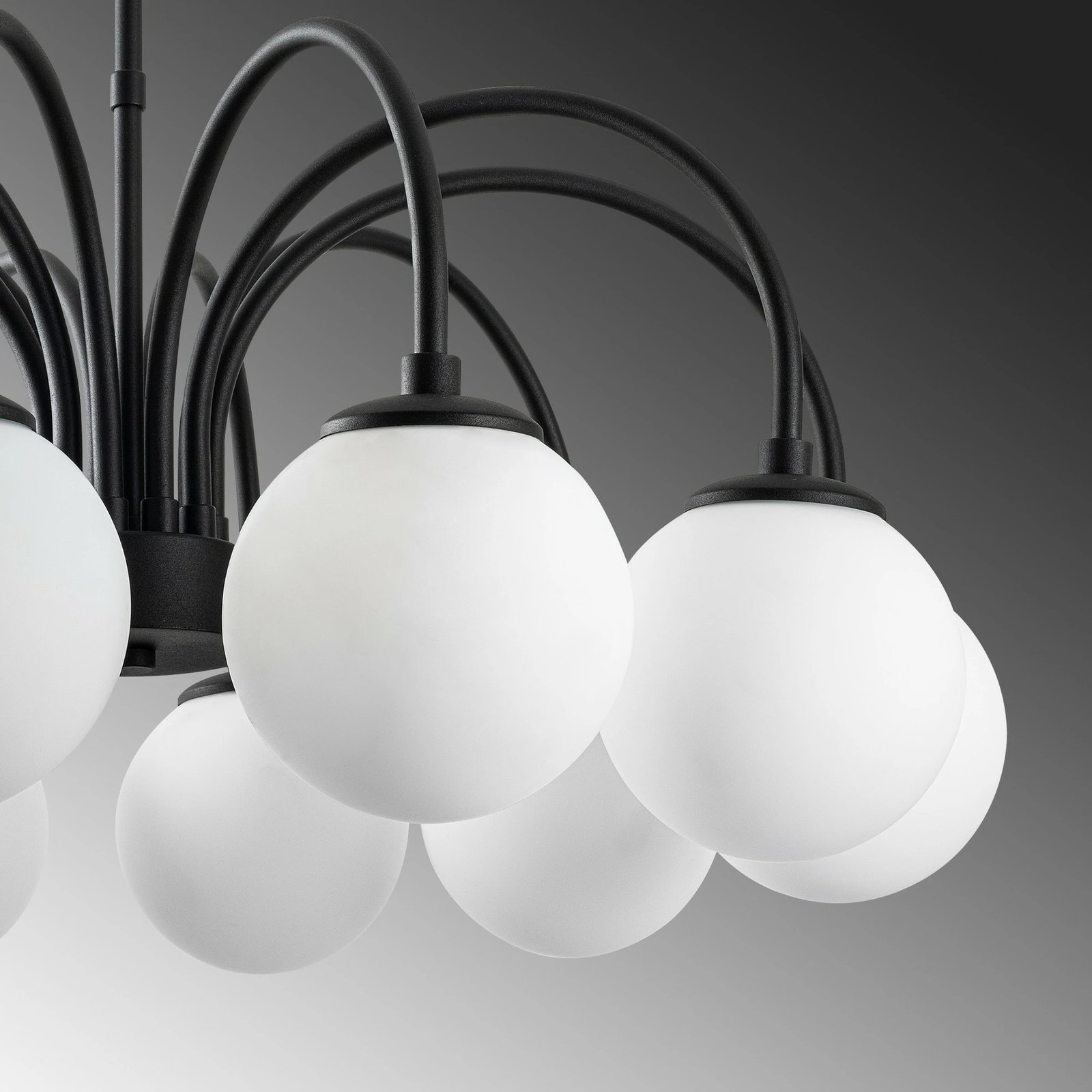 Llambadar modern Opviq, ngjyrë e zezë, Sferıs - 13940