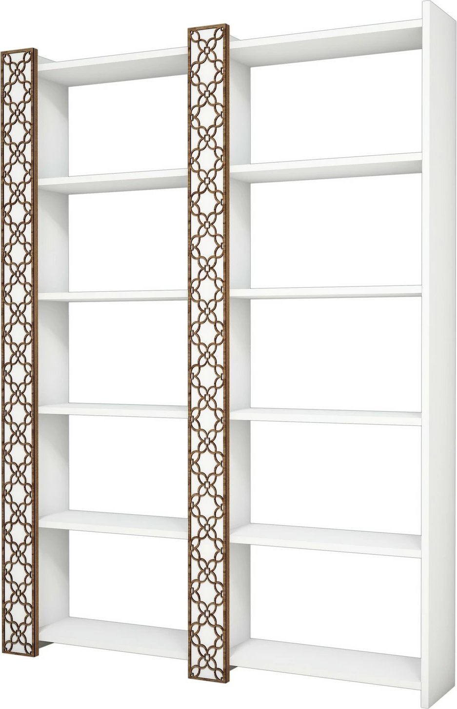 Raft librash Skye Decor City 2, i bardhë