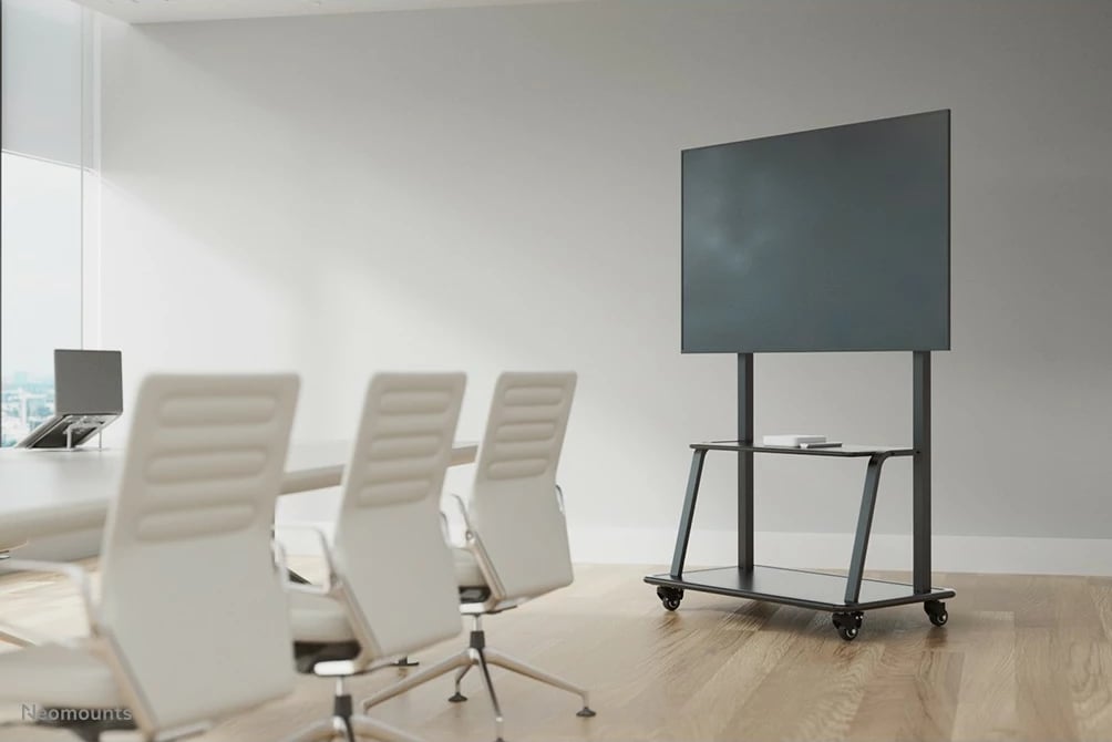 Karrocë TV Neomounts NS-M4000BLACK, 60-105", rregullim lartësie, 150 kg, e zezë