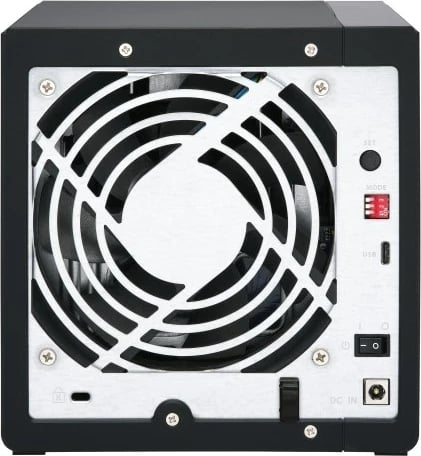Kasë QNAP TR-004 për HDD/SSD, USB Type-C, 2.5/3.5", E zezë