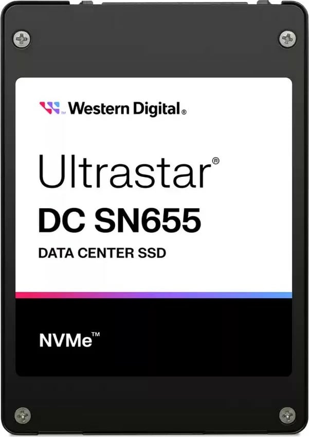 SSD Western Digital Ultrastar DC SN655 3.84TB, NVMe, 2.5 inç, U.3 PCIe 4.0